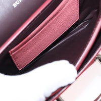 Burberry D-Ring Shoulder Bag Leather Pink Leather Shoulder Bag Bag (Pre-Loved)