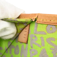 Louis Vuitton Neverfull Tote Limited Edition Monogram Graffiti Green Canvas Tote Bag Bag (Authentic Pre-Loved)