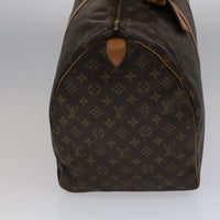 Louis Vuitton Keepall Bag Monogram Canvas Brown Canvas Travel Bag Bag (Authentic Pre-Loved)