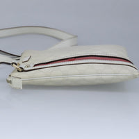 Gucci Sherry Line Shoulder Bag Canvas White Pvc Shoulder Bag Bag (Pre-Loved)
