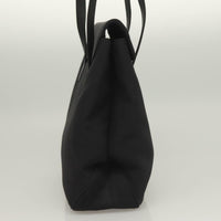 Salvatore Ferragamo Vala Shoulder Bag Leather Black Canvas Shoulder Bag Bag (Pre-Loved)