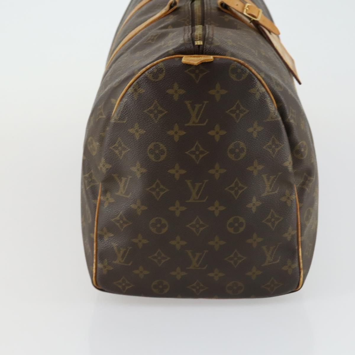 Louis Vuitton Keepall Bag Monogram Canvas Brown Canvas Travel Bag Bag (Pre-Loved)