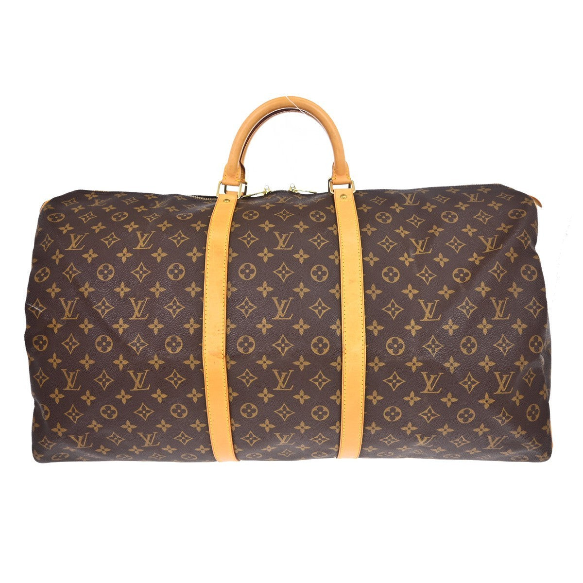 Louis Vuitton Louis Vuitton Keepall Bag Monogram Canvas Brown Canvas Travel Bag Bag (Pre-Loved)