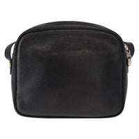 Salvatore Ferragamo Vala Shoulder Bag Leather Black Leather Shoulder Bag Bag (Authentic Pre-Loved)