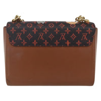 Louis Vuitton Twist Handbag Limited Edition Grace Coddington Catogram Canvas Brown Canvas Shoulder Bag Bag (Authentic Pre-Loved)