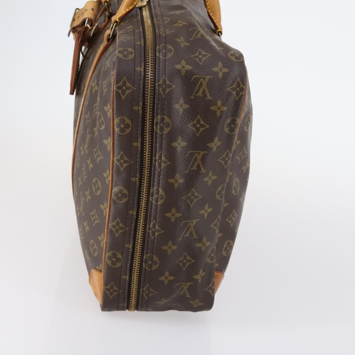 Louis Vuitton Sirius Handbag Monogram Canvas Brown Canvas Travel Bag Bag (Pre-Loved)