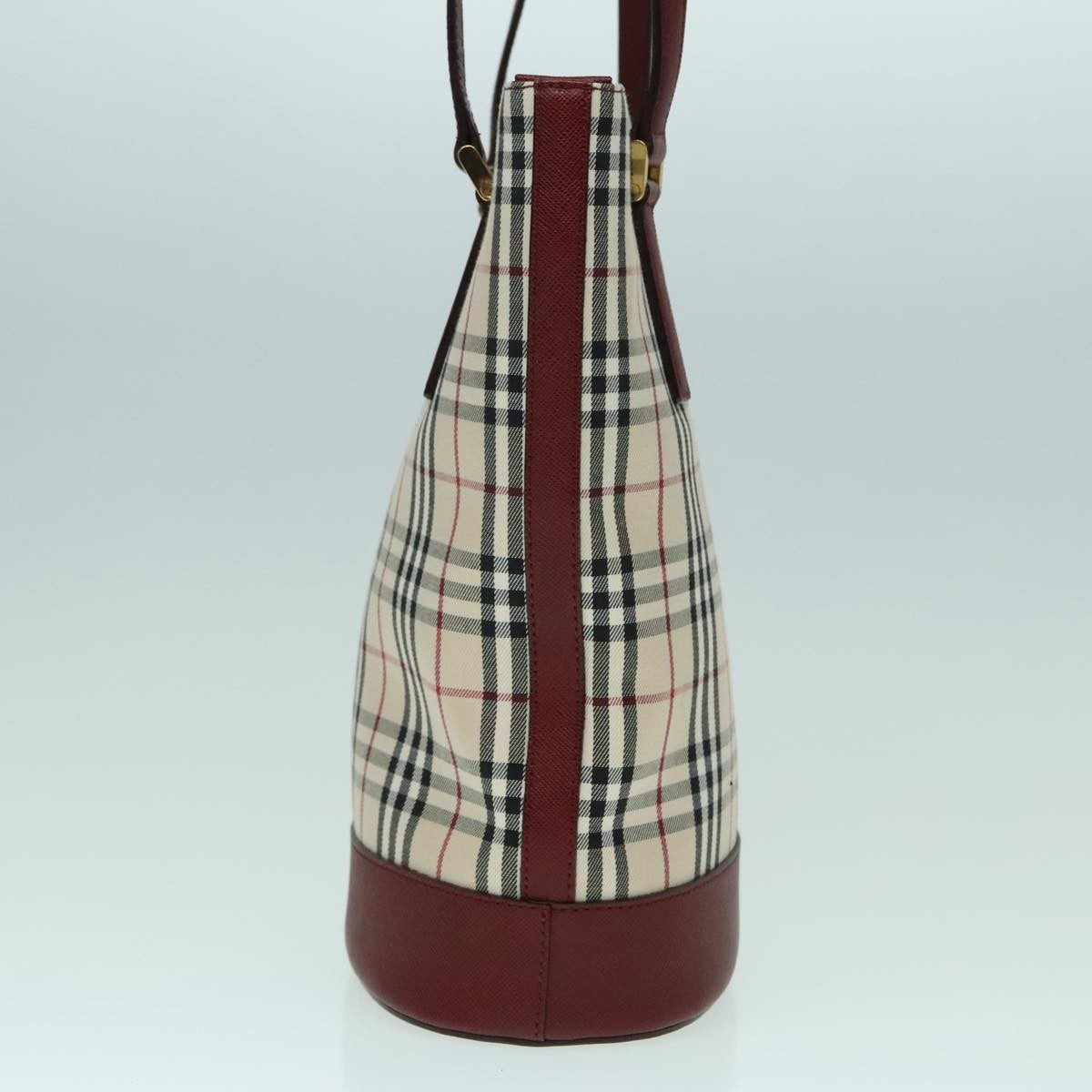 Burberry Nova Check Tote Canvas And Leather Beige Canvas Tote Bag Bag (Authentic Pre-Loved)