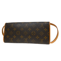Louis Vuitton Twin Handbag Monogram Canvas Brown Canvas Clutche & Pouche Bag (Authentic Pre-Loved)
