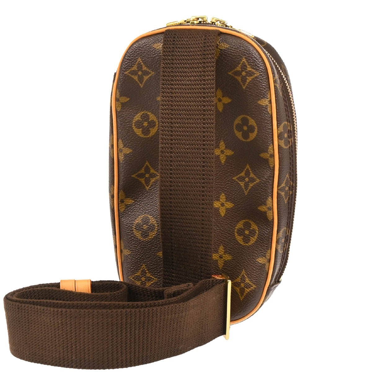 Louis Vuitton Pochette Gange Monogram Canvas Brown Canvas Clutche & Pouche Bag (Authentic Pre-Loved)