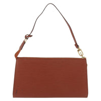 Louis Vuitton Pochette Accessoires Epi Leather Brown Leather Clutche & Pouche Bag (Authentic Pre-Loved)