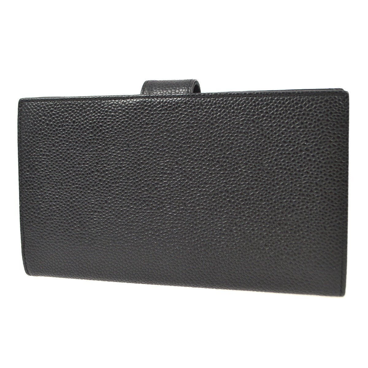 Chanel Timeless Cc French Wallet Caviar Black Leather Wallets Accessory (Authentic Pre-Loved)