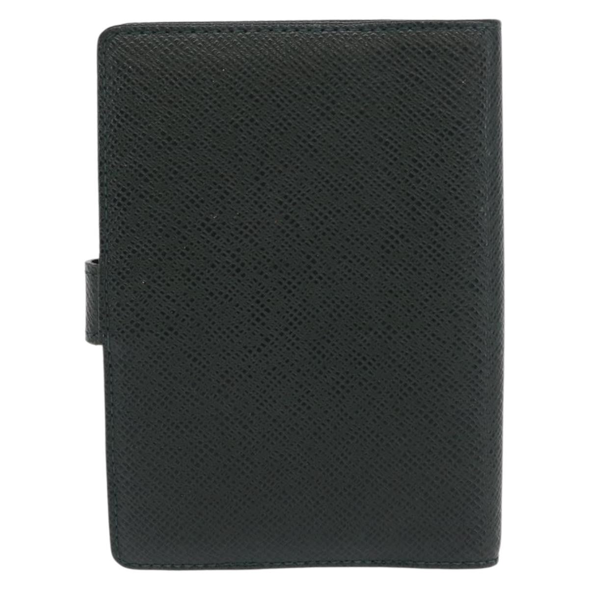 Louis Vuitton Agenda Cover Taiga Leather Green Leather Wallets Accessory (Pre-Loved)