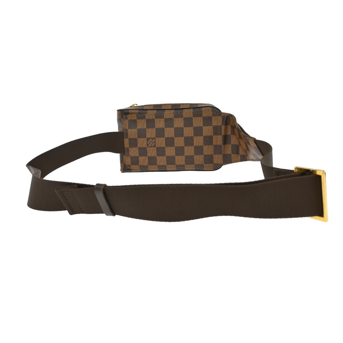 Louis Vuitton Geronimos Waist Bag Damier Brown Canvas Shoulder Bag Bag (Pre-Loved)