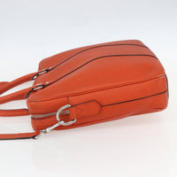 Louis Vuitton Porte-Documents Voyage Briefcase Taiga Leather Orange Leather Briefcase Bag (Authentic Pre-Loved)