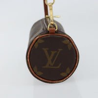 Louis Vuitton Papillon Pochette Monogram Canvas Brown Canvas Clutche & Pouche Bag (Authentic Pre-Loved)