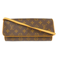 Louis Vuitton Louis Vuitton Twin Handbag Monogram Canvas Brown Canvas Clutche & Pouche Bag (Authentic Pre-Loved)