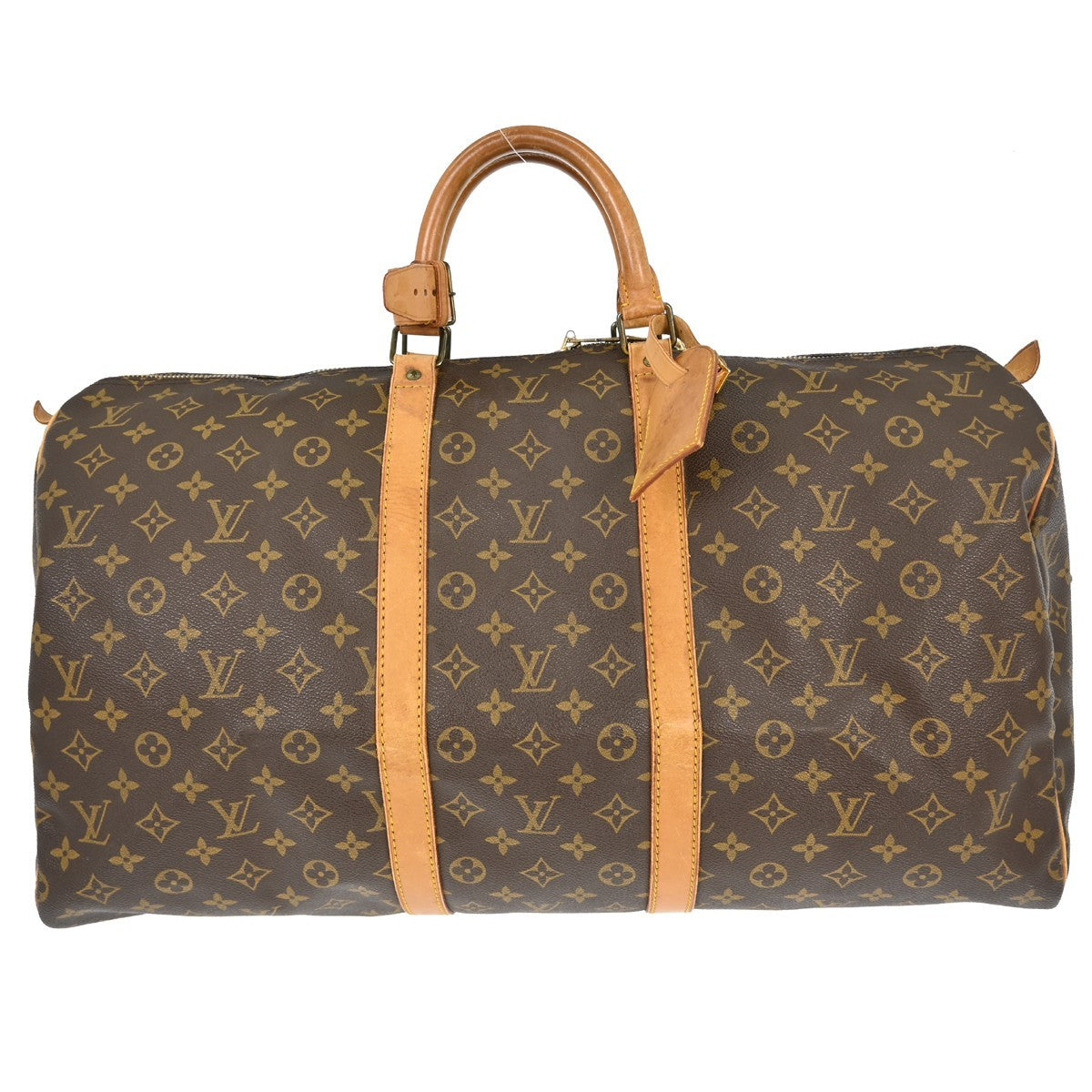 Louis Vuitton Louis Vuitton Keepall Bag Monogram Canvas Brown Canvas Travel Bag Bag (Pre-Loved)