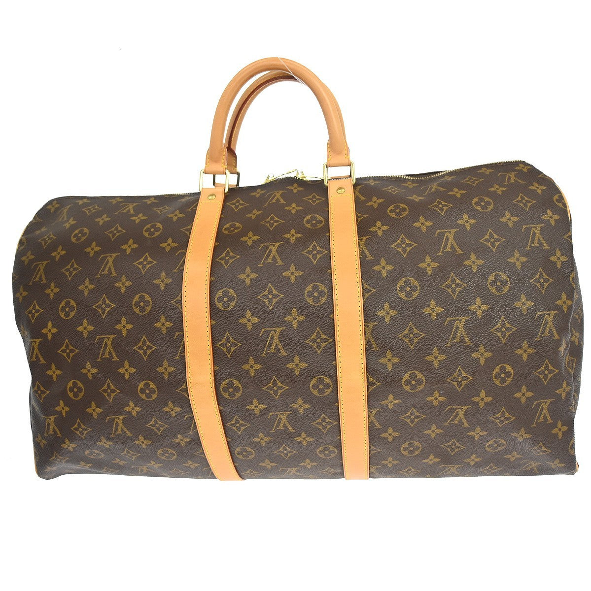 Louis Vuitton Louis Vuitton Keepall Bag Monogram Canvas Brown Canvas Travel Bag Bag (Authentic Pre-Loved)