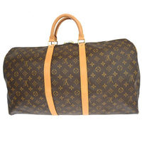 Louis Vuitton Louis Vuitton Keepall Bag Monogram Canvas Brown Canvas Travel Bag Bag (Authentic Pre-Loved)