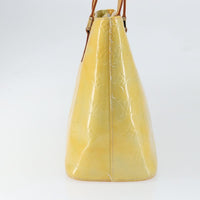 Louis Vuitton Houston Handbag Monogram Vernis Yellow Patent_Leather Tote Bag Bag (Pre-Loved)