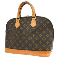 Louis Vuitton Alma Handbag Monogram Canvas Brown Canvas Handbag (Pre-Loved)