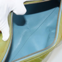 Louis Vuitton Bedford Handbag Monogram Vernis Green Patent_Leather Handbag (Authentic Pre-Loved)