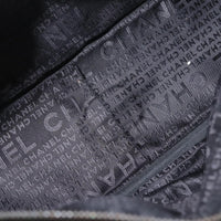 Chanel Square Stitch Boston Bag Quilted Nylon Black Nylon Travel Bag Bag (Authentic Pre-Loved)