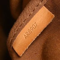 Louis Vuitton Saumur Handbag Monogram Canvas Brown Canvas Shoulder Bag Bag (Pre-Loved)