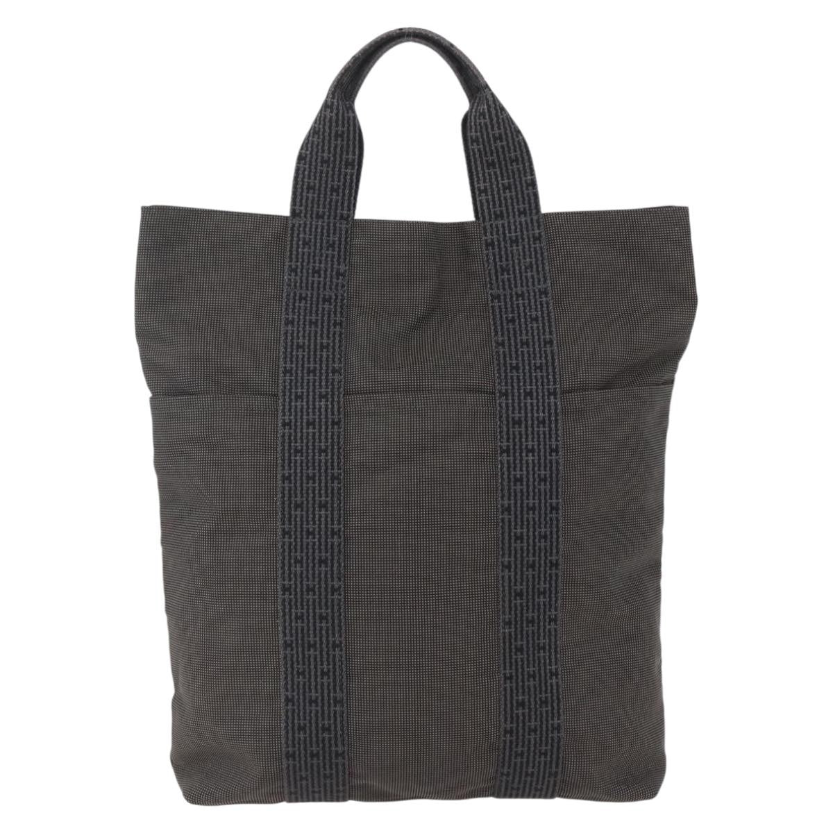 Hermes Fourre-Tout Herline Fourre-Tout Herline Gray Canvas Tote Bag Bag (Pre-Loved)