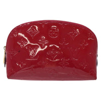 Louis Vuitton Cosmetic Pouch Monogram Vernis Pink Patent_Leather Clutche & Pouche Bag (Authentic Pre-Loved)