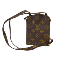 Louis Vuitton Pochette Secret Monogram Canvas Brown Canvas Clutche & Pouche Bag (Pre-Loved)