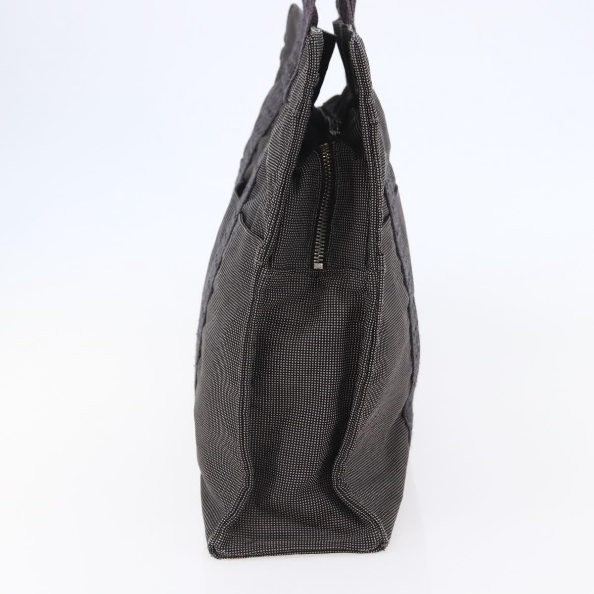 Hermes Fourre Tout Tote Canvas Gray Canvas Bag (Pre-Loved)