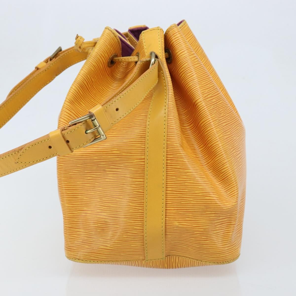 Louis Vuitton Petit Noe Handbag Epi Leather Yellow Leather Shoulder Bag Bag (Authentic Pre-Loved)