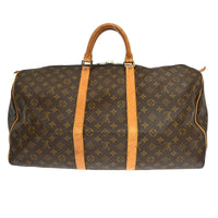 Louis Vuitton Louis Vuitton Keepall Bag Monogram Canvas Brown Canvas Travel Bag Bag (Pre-Loved)