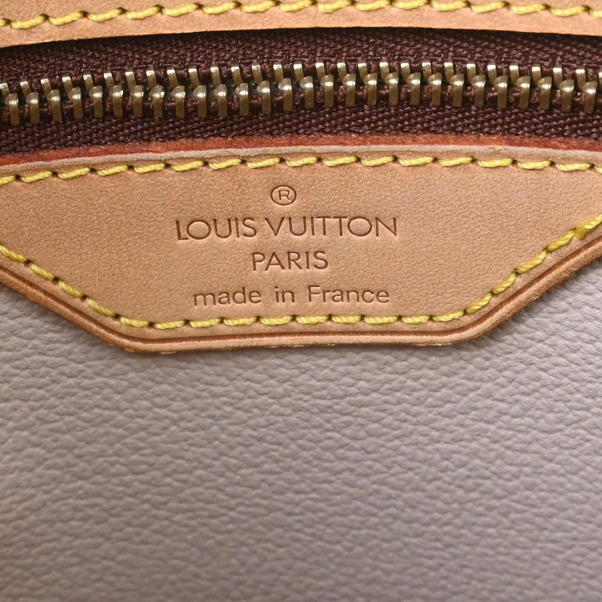 Louis Vuitton Petit Bucket Bag Monogram Canvas Brown Canvas Tote Bag Bag (Authentic Pre-Loved)