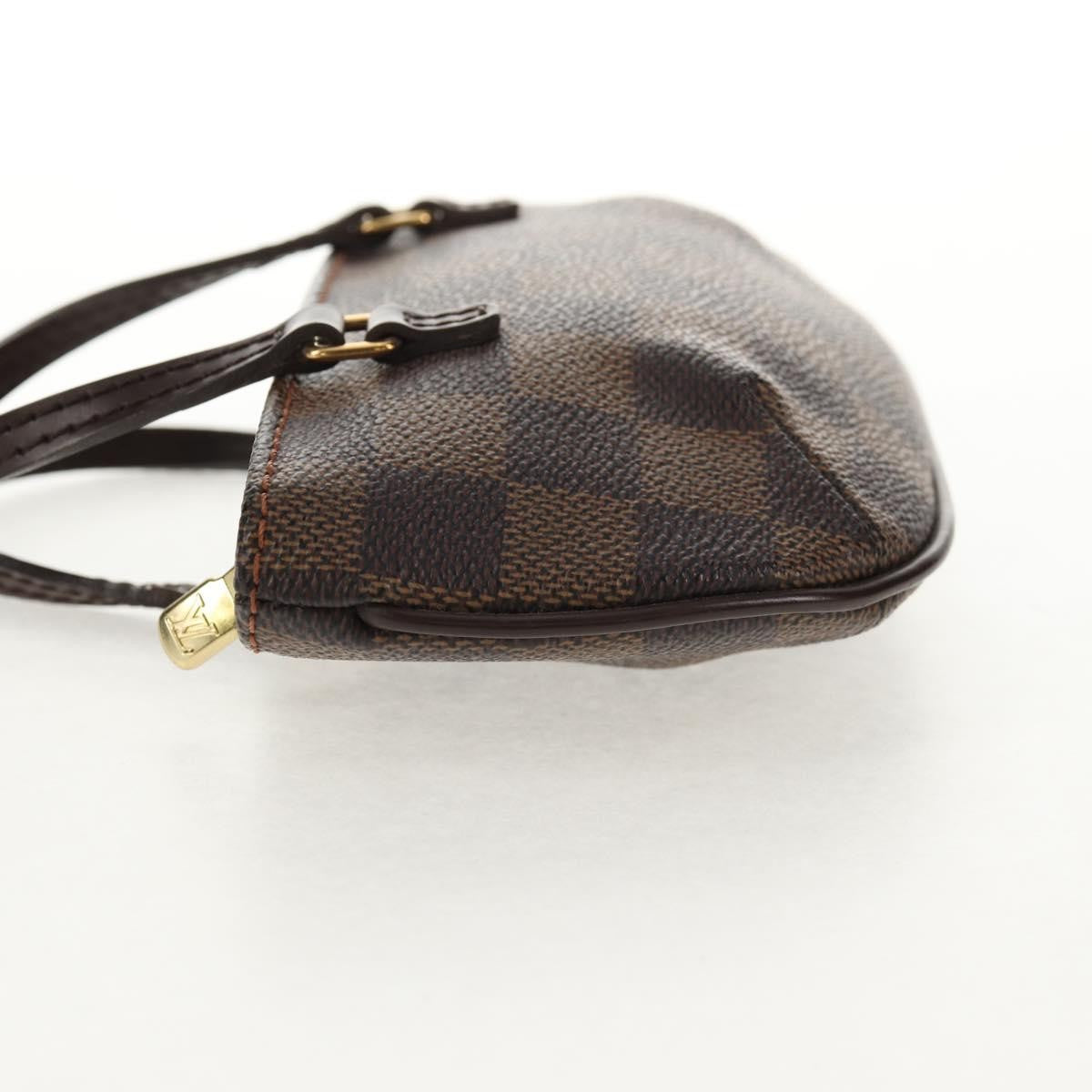 Louis Vuitton Manosque Pochette Damier Brown Canvas Clutche & Pouche Bag (Authentic Pre-Loved)