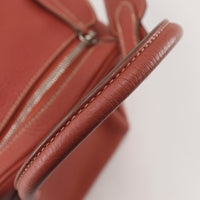 Hermes Lindy Bag Togo Orange Leather Shoulder Bag Bag (Authentic Pre-Loved)