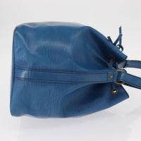 Louis Vuitton Petit Noe Handbag Epi Leather Blue Leather Shoulder Bag Bag (Authentic Pre-Loved)