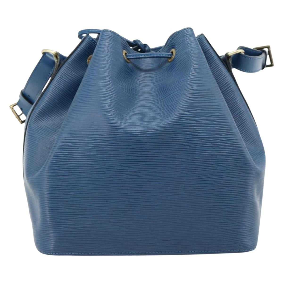 Louis Vuitton Noe Handbag Epi Leather Blue Leather Shoulder Bag Bag (Pre-Loved)