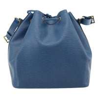 Louis Vuitton Noe Handbag Epi Leather Blue Leather Shoulder Bag Bag (Pre-Loved)