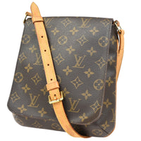 Louis Vuitton Musette Salsa Handbag Monogram Canvas Brown Canvas Shoulder Bag Bag (Authentic Pre-Loved)