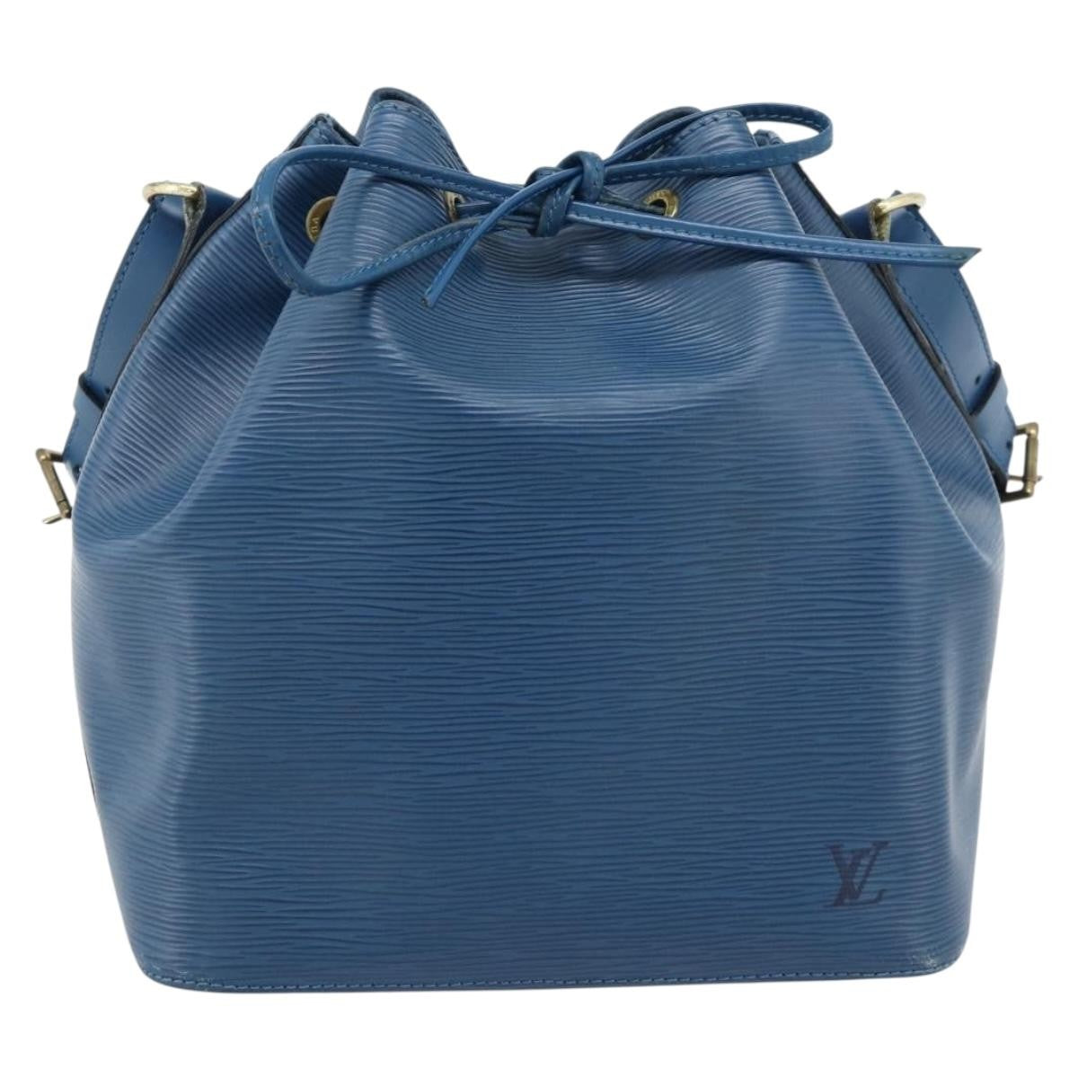 Louis Vuitton Noe Handbag Epi Leather Blue Leather Shoulder Bag Bag (Pre-Loved)
