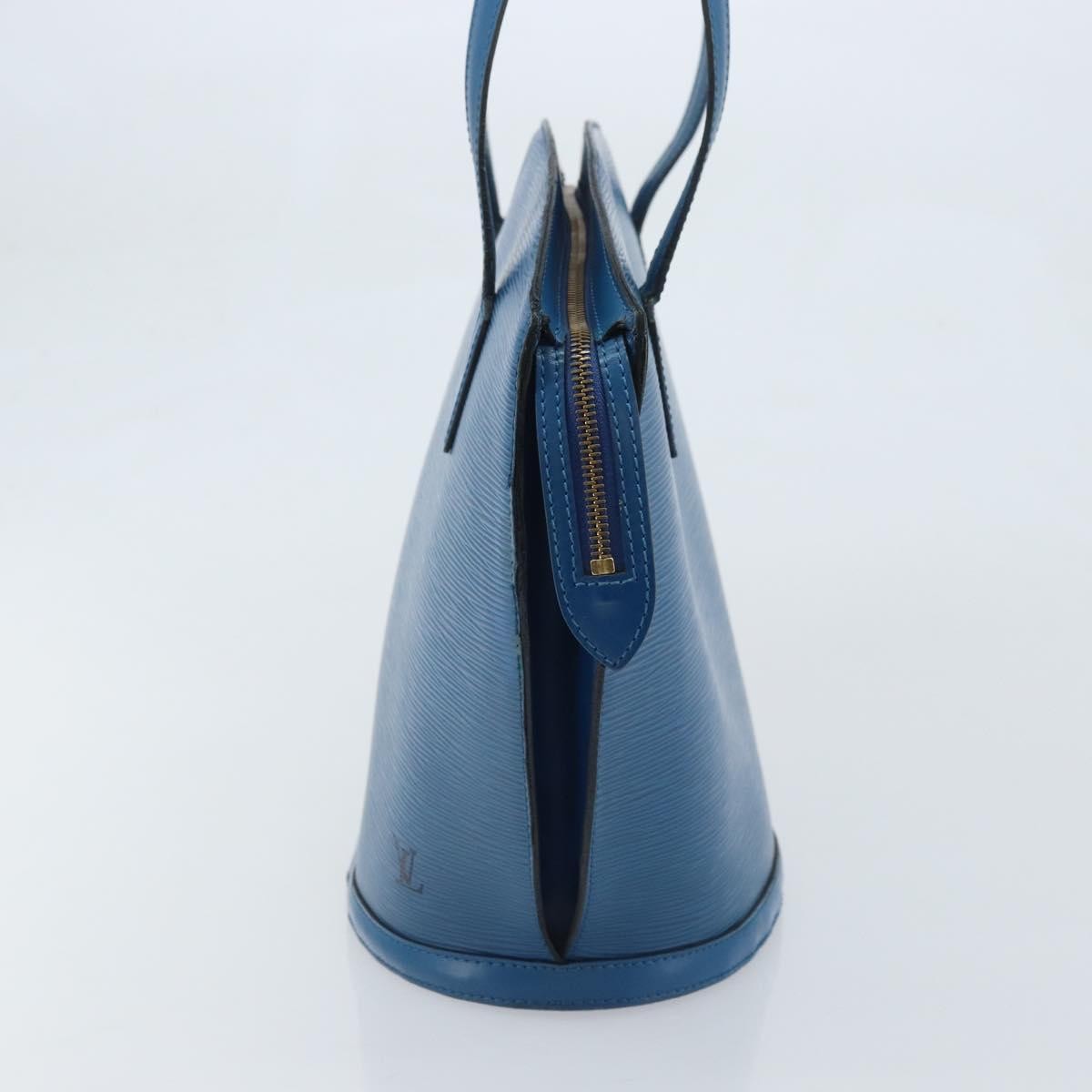 Louis Vuitton Saint Jacques Handbag Epi Leather Blue Leather