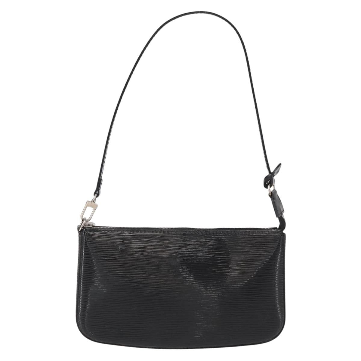 Louis Vuitton Louis Vuitton Pochette Accessoires Nm Electric Epi Leather Black Leather Clutche & Pouche Bag (Pre-Loved)
