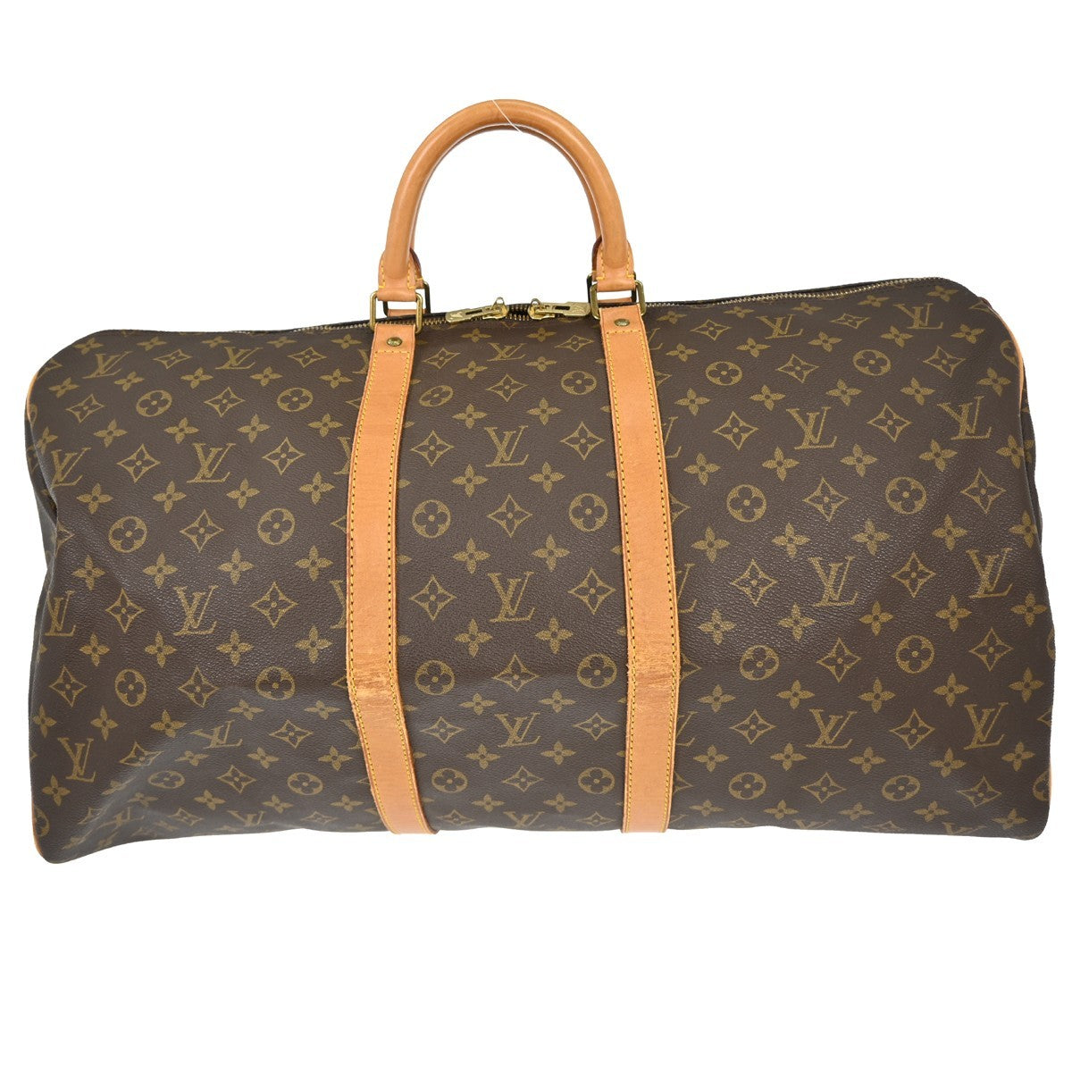 Louis Vuitton Louis Vuitton Keepall Bag Monogram Canvas Brown Canvas Travel Bag Bag (Pre-Loved)
