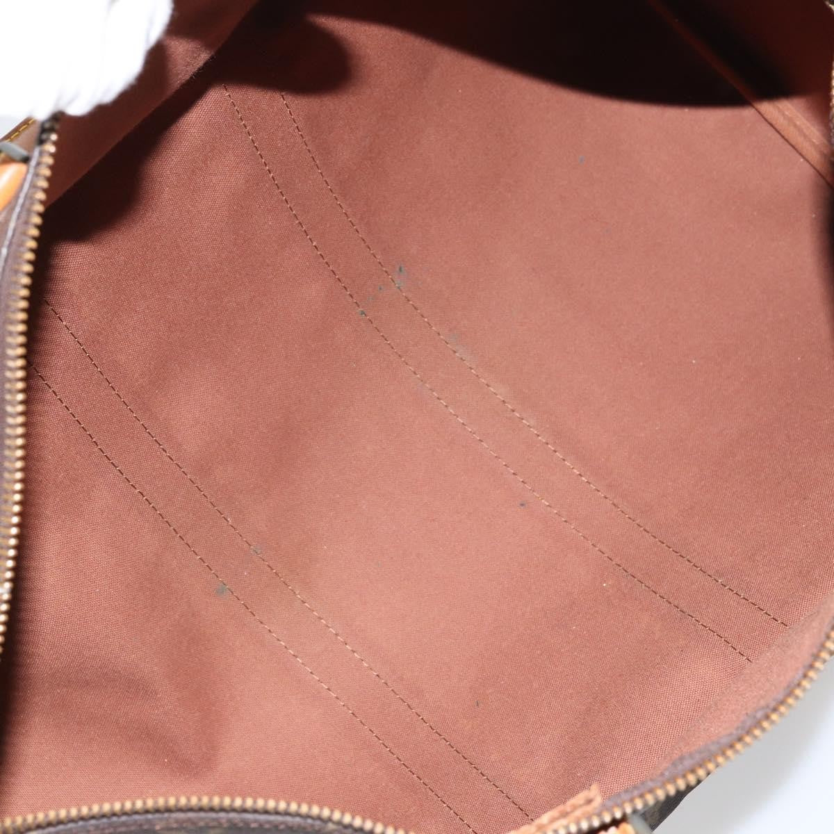 Louis Vuitton Keepall Bag Monogram Canvas Brown Canvas Travel Bag Bag (Authentic Pre-Loved)