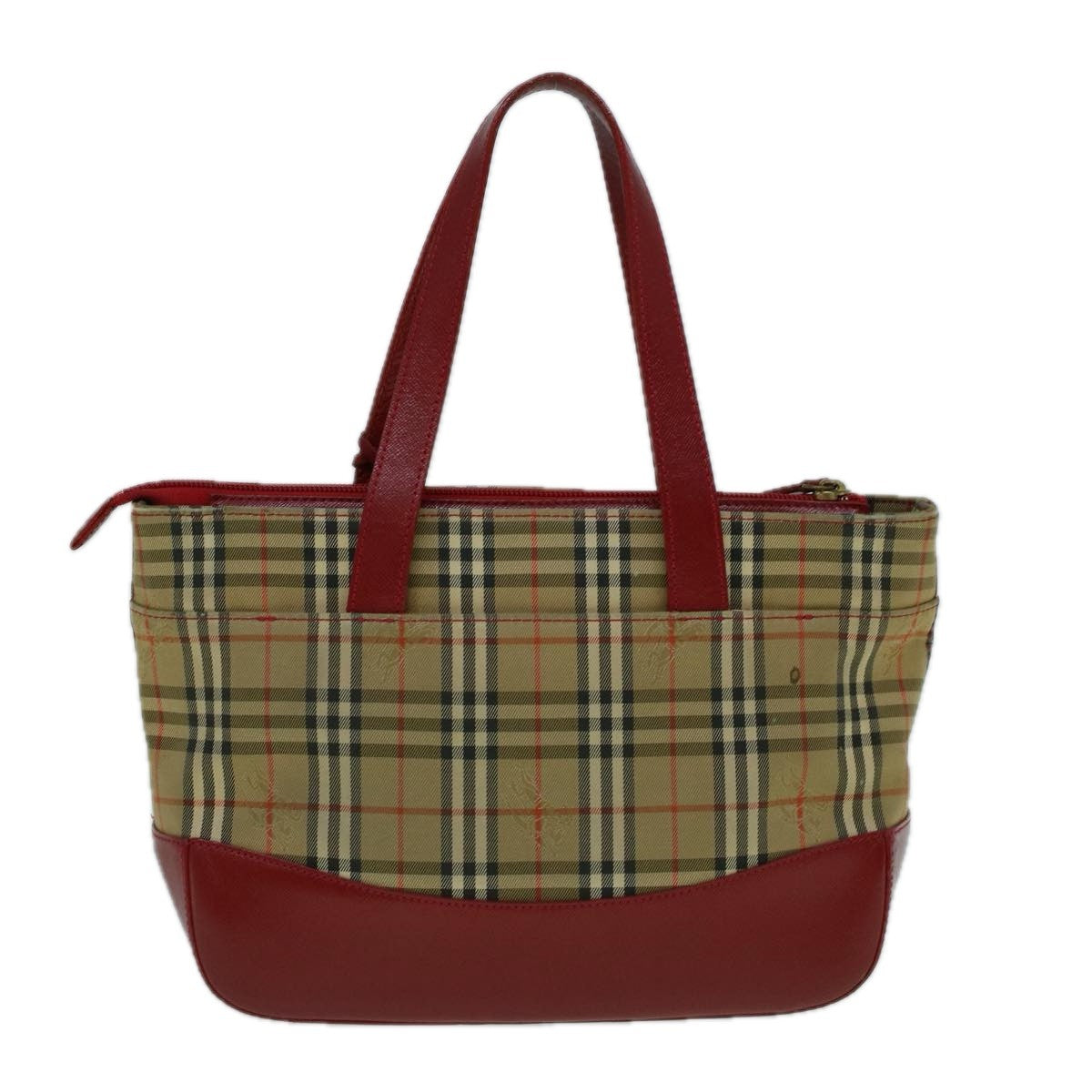 Burberry Nova Check Handbag Nova Check Canvas Beige Canvas Handbag (Authentic Pre-Loved)