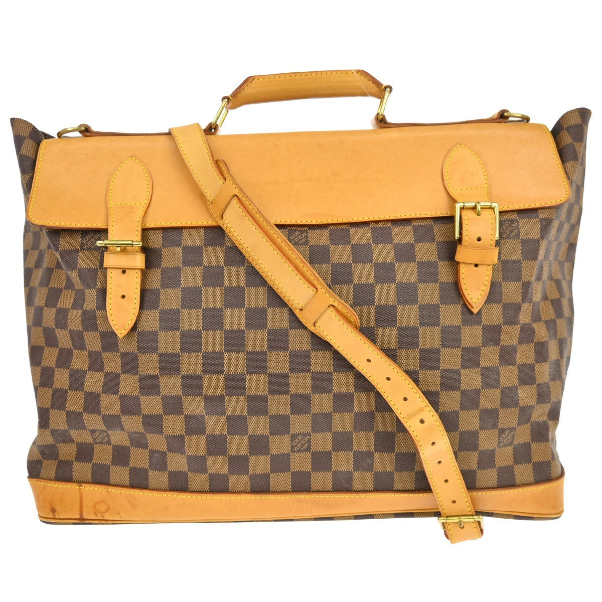 Louis Vuitton Louis Vuitton West End Handbag Centenaire Damier Brown Canvas Travel Bag Bag (Authentic Pre-Loved)