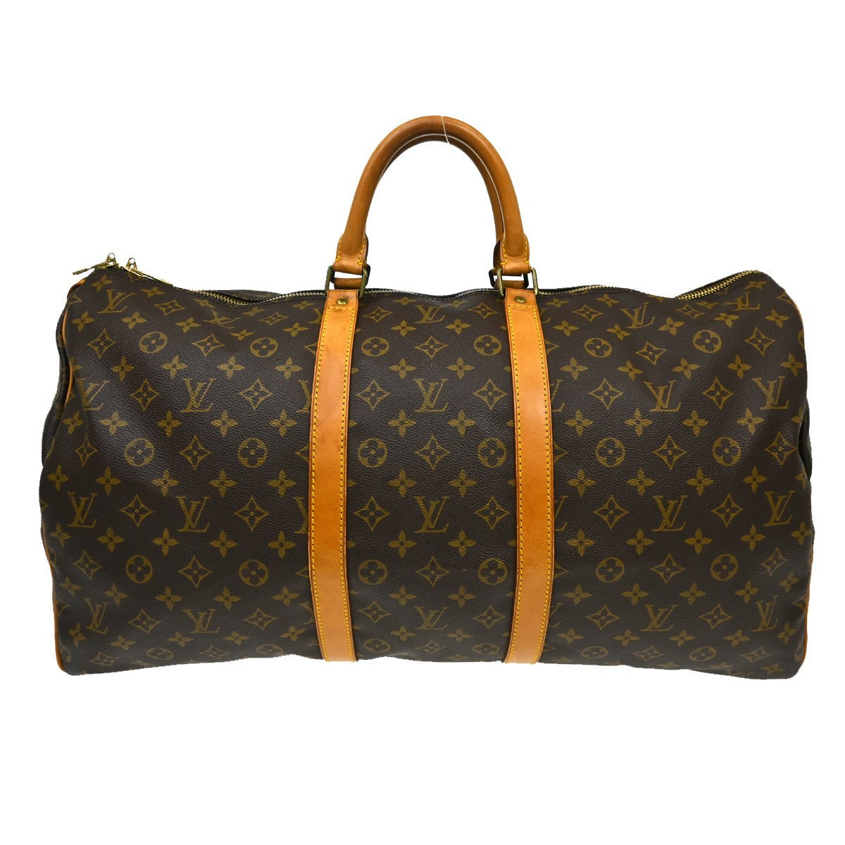 Louis Vuitton Louis Vuitton Keepall Bag Monogram Canvas Brown Canvas Travel Bag Bag (Pre-Loved)