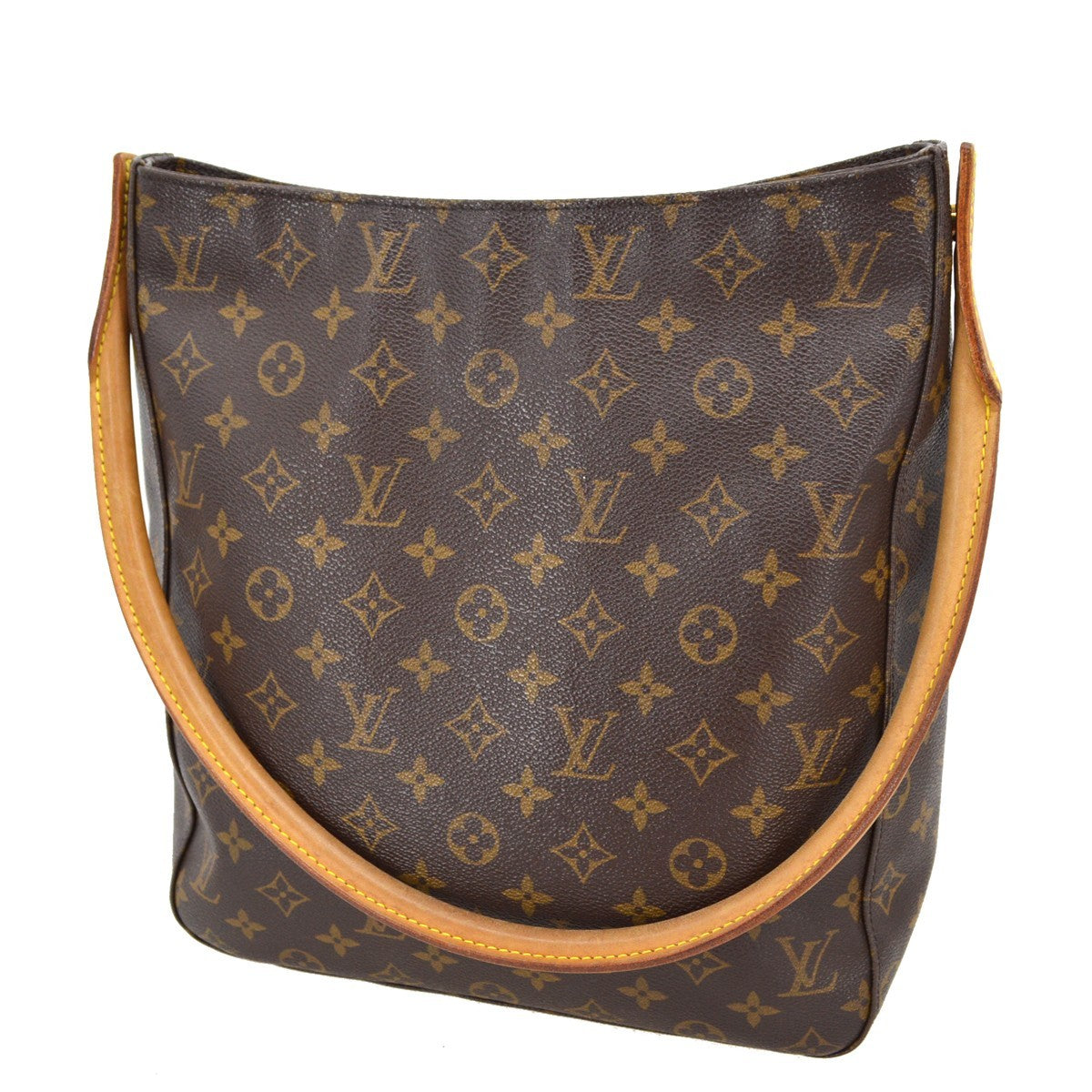 Louis Vuitton Louis Vuitton Monogram Looping Handbag Monogram Canvas Brown Canvas Shoulder Bag Bag (Pre-Loved)